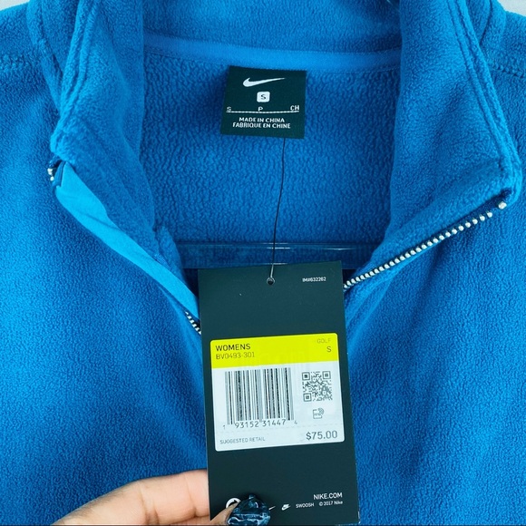 Nike | Women’s Blue Half Zip up Pullover Sweater - Picture 5 of 5